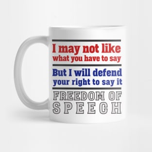 Freedom of Speech Mug